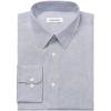 imageCalvin Klein Mens Dress Shirt Slim Fit Non Iron Herringbone Spread CollarDeep Navy