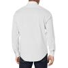 imageCalvin Klein Mens Dress Shirt Slim Fit Non Iron Herringbone Spread CollarGrey Multi