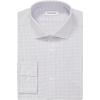 imageCalvin Klein Mens Dress Shirt Slim Fit Non Iron Herringbone Spread CollarPurple