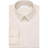 imageCalvin Klein Mens Dress Shirt Slim Fit Non Iron Herringbone Spread CollarSand