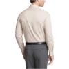 imageCalvin Klein Mens Dress Shirt Slim Fit Non Iron Herringbone Spread CollarSand