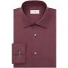 imageCalvin Klein Mens Dress Shirt Slim Fit Non Iron Stretch SolidBordeaux