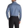 imageCalvin Klein Mens Dress Shirt Slim Fit Non Iron Stretch SolidSteel Blue