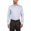imageCalvin Klein Mens Dress Shirt Slim Fit NonIron HerringboneBlue