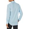 imageCalvin Klein Mens Dress Shirt Slim Fit NonIron HerringboneSky Blue