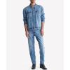 imageCalvin Klein Mens Essential Denim Trucker JacketTinted Ck Stone