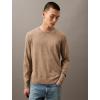 imageCalvin Klein Mens Extra Fine Merino Wool SweaterCinder Heather