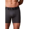 imageCalvin Klein Mens Intense Power 3Pack Boxer BriefBlack  Turbulence  Vermillion Brown