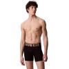 imageCalvin Klein Mens Intense Power 3Pack Boxer BriefBlack Bodies W Papaya Punch  White  Moonlight Jade Logos