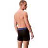imageCalvin Klein Mens Intense Power 3Pack Boxer BriefBlack Bodies W White  Royalty  Turbulence Logos