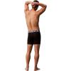 imageCalvin Klein Mens Intense Power 3Pack Boxer BriefBlack Bodies W White  Turbulence  Vermillion Brown Logos