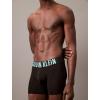 imageCalvin Klein Mens Intense Power 3Pack Boxer BriefBlack Bodies W WhiteTickled GreenMediterranea Logos