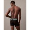 imageCalvin Klein Mens Intense Power 3Pack Boxer BriefBlack Bodies W WhiteTickled GreenMediterranea Logos