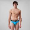 imageCalvin Klein Mens Intense Power 3Pack Hip BriefAqua Bar  Black  Brisk Blue