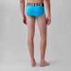 imageCalvin Klein Mens Intense Power 3Pack Hip BriefAqua Bar  Black  Brisk Blue
