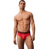 imageCalvin Klein Mens Intense Power 3Pack Hip BriefBlack  Turbulence  Vermillion Brown