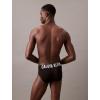 imageCalvin Klein Mens Intense Power 3Pack Hip BriefBlack Bodies W Misty Grey  White  Blossom Green Logos