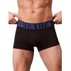 imageCalvin Klein Mens Intense Power 3Pack Low Rise TrunkBlack Bodies W White  Royalty  Turbulence Logos