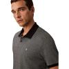 imageCalvin Klein Mens Jacquard Refined PoloBlack Beauty