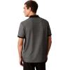 imageCalvin Klein Mens Jacquard Refined PoloBlack Beauty
