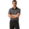 imageCalvin Klein Mens Jacquard Refined PoloBlack Beauty