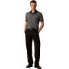 imageCalvin Klein Mens Jacquard Refined PoloBlack Beauty