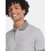 imageCalvin Klein Mens Jacquard Refined PoloStandard White Combo