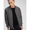 imageCalvin Klein Mens Matte Logo Zip Bomber JacketForged Iron