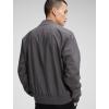 imageCalvin Klein Mens Matte Logo Zip Bomber JacketForged Iron