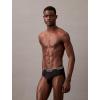 imageCalvin Klein Mens Micro Stretch 3Pack BriefBlack  Ash  Mediterranea