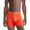 imageCalvin Klein Mens Micro Stretch 3pack Boxer BriefAsphalt Grey  Mudstone  Acid Orange