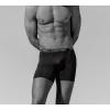 imageCalvin Klein Mens Micro Stretch 3pack Boxer BriefBlack  Palm Leaf Stripebeau Blue  Foggy Mauve