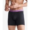 imageCalvin Klein Mens Micro Stretch 3pack Boxer BriefBlack Bodies W Ameythyst  Silver Birch  Midnight