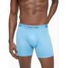 imageCalvin Klein Mens Micro Stretch 3pack Boxer BriefNew Navy  Artesian Blue  Blue Paradise