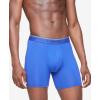 imageCalvin Klein Mens Micro Stretch 3pack Boxer BriefWork Blue  Process Green  Tuscan Terra Cotta