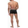 imageCalvin Klein Mens Micro Stretch 3pack Low Rise Trunk1 Black  1 Convoy  1 Red Gala