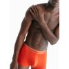 imageCalvin Klein Mens Micro Stretch 3pack Low Rise TrunkAsphalt Grey  Mudstone  Acid Orange