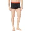 imageCalvin Klein Mens Micro Stretch 3pack Low Rise TrunkBlack Bodies W Asphalt Grey  Mudstone  Acid Orange