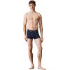 imageCalvin Klein Mens Micro Stretch 3pack Low Rise TrunkBlackBlueshadowCobaltwater