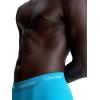 imageCalvin Klein Mens Micro Stretch 3pack Low Rise TrunkBlue Vivid Blue  Arona  Sagebush Green
