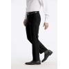 imageCalvin Klein Mens Modern Fit Dress Pants  Suit Pants for Men  Performance Stretch Fabric Flat Front ReadytoWearBlack