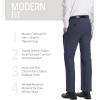 imageCalvin Klein Mens Modern Fit Dress Pants  Suit Pants for Men  Performance Stretch Fabric Flat Front ReadytoWearBlue