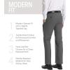 imageCalvin Klein Mens Modern Fit Dress Pants  Suit Pants for Men  Performance Stretch Fabric Flat Front ReadytoWearMedium Grey