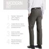 imageCalvin Klein Mens Modern Fit Dress Pants  Suit Pants for Men  Performance Stretch Fabric Flat Front ReadytoWearTaupe