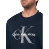 imageCalvin Klein Mens Monogram Logo Crewneck SweatshirtDark Sapphire