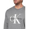 imageCalvin Klein Mens Monogram Logo Crewneck SweatshirtGrey Heather