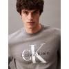 imageCalvin Klein Mens Monogram Logo Crewneck SweatshirtHeroic Grey Heather