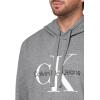 imageCalvin Klein Mens Monogram Logo HoodieGrey Heather