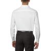 imageCalvin Klein Mens Non Iron Regular Fit Herringbone French Cuff Dress Shirt White 165quot Neck 34quot35quot Sleeve