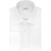 imageCalvin Klein Mens Non Iron Regular Fit Herringbone French Cuff Dress Shirt White 165quot Neck 34quot35quot Sleeve